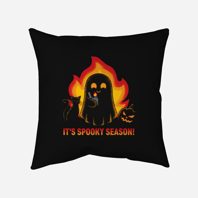 It's Spooky Season-None-Non-Removable Cover w Insert-Throw Pillow-danielmorris1993