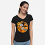 Peanuts Witch-Womens-V-Neck-Tee-Tri haryadi