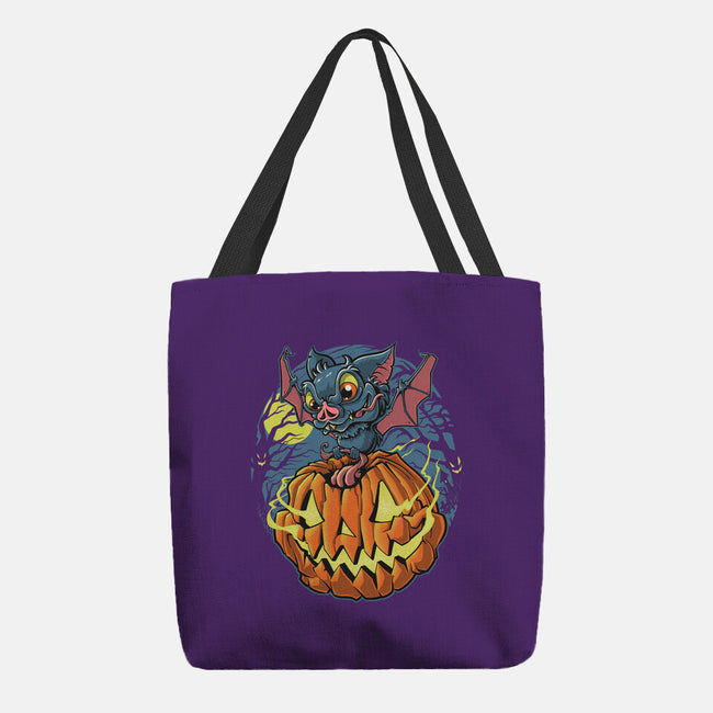 Spooky Night Bat-None-Basic Tote-Bag-Betmac