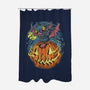 Spooky Night Bat-None-Polyester-Shower Curtain-Betmac