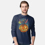 Spooky Night Bat-Mens-Long Sleeved-Tee-Betmac