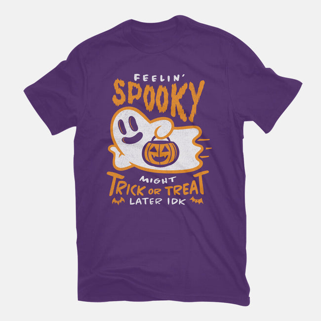 Might Trick Or Treat Later-Womens-Basic-Tee-RyanAstle