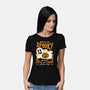 Might Trick Or Treat Later-Womens-Basic-Tee-RyanAstle