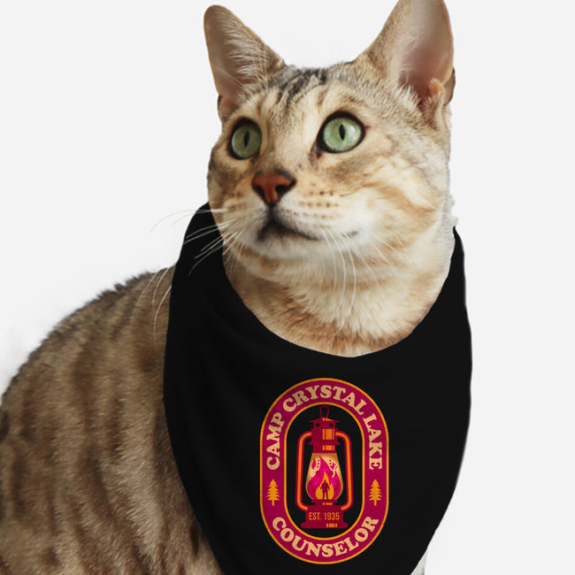 Camp Crystal Lake Counselor-Cat-Bandana-Pet Collar-sachpica