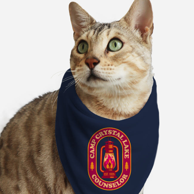 Camp Crystal Lake Counselor-Cat-Bandana-Pet Collar-sachpica