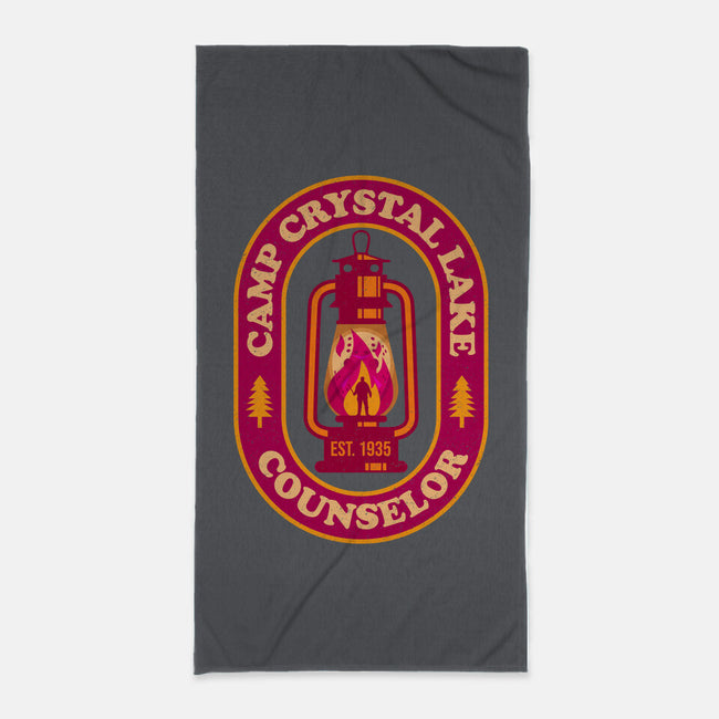 Camp Crystal Lake Counselor-None-Beach-Towel-sachpica