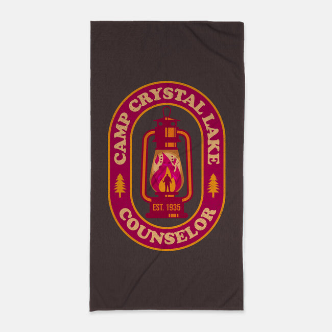 Camp Crystal Lake Counselor-None-Beach-Towel-sachpica