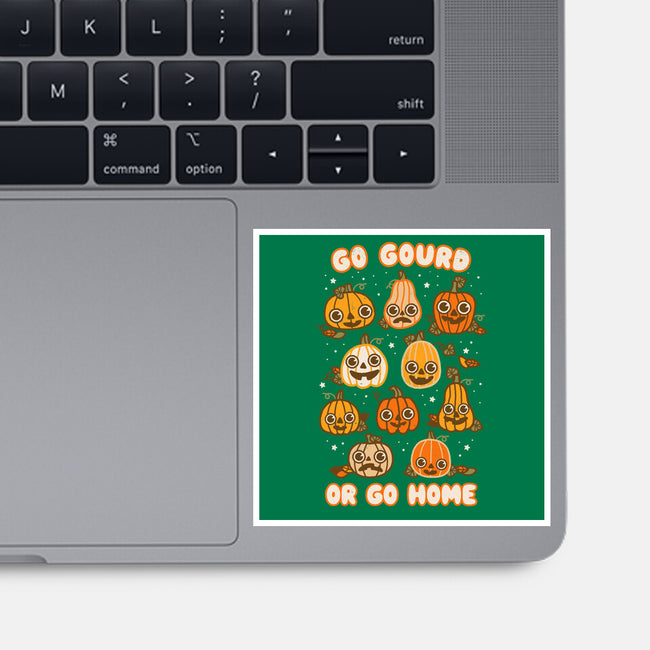 Go Gourd Or Go Home-None-Glossy-Sticker-Weird & Punderful