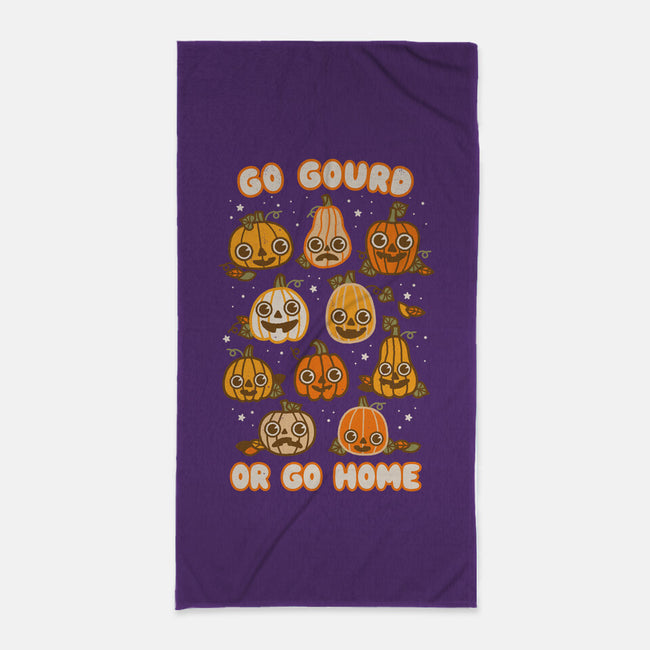 Go Gourd Or Go Home-None-Beach-Towel-Weird & Punderful