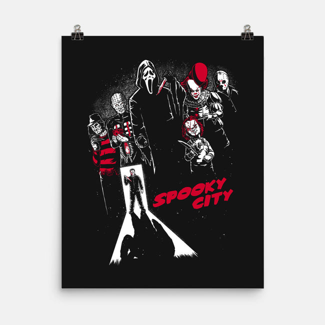 Spooky City-None-Matte-Poster-Studio Mootant