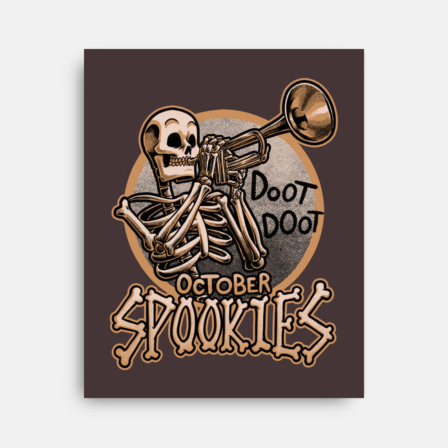 October Spookies-None-Stretched-Canvas-Studio Mootant