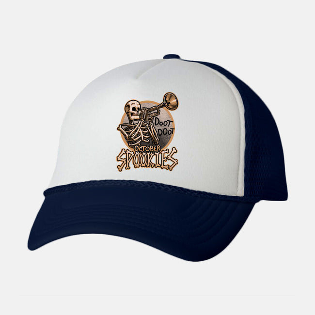 October Spookies-Unisex-Trucker-Hat-Studio Mootant