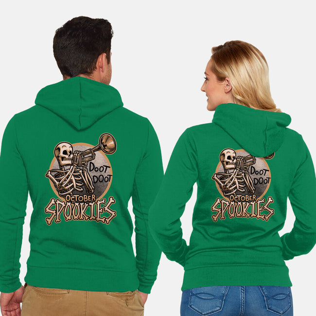 October Spookies-Unisex-Zip-Up-Sweatshirt-Studio Mootant