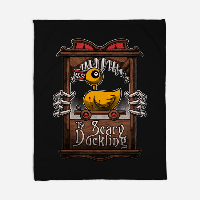 Halloween Scary Duckling-None-Fleece-Blanket-Studio Mootant