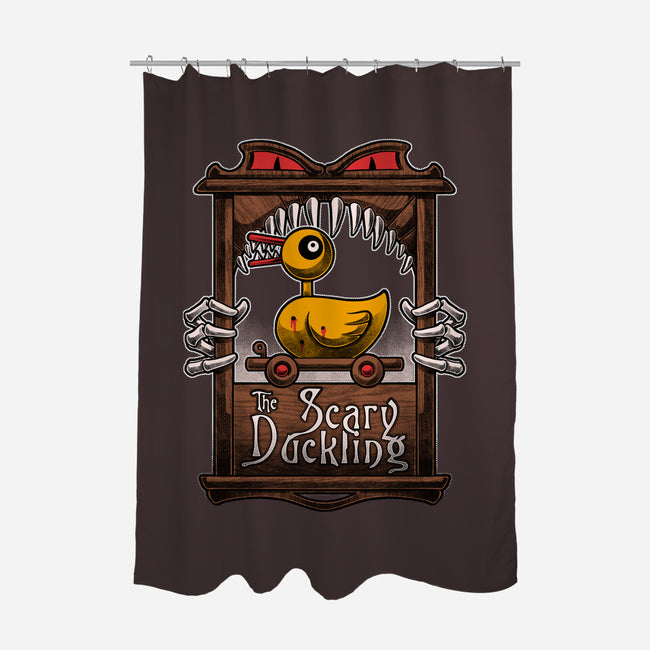 Halloween Scary Duckling-None-Polyester-Shower Curtain-Studio Mootant