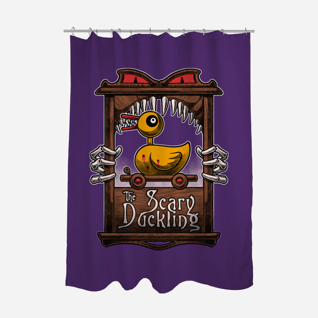 Halloween Scary Duckling-None-Polyester-Shower Curtain-Studio Mootant