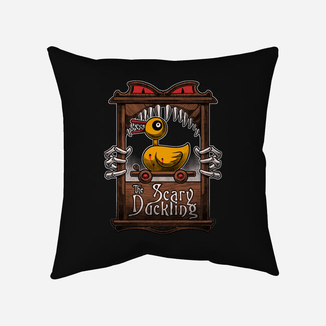 Halloween Scary Duckling-None-Removable Cover-Throw Pillow-Studio Mootant