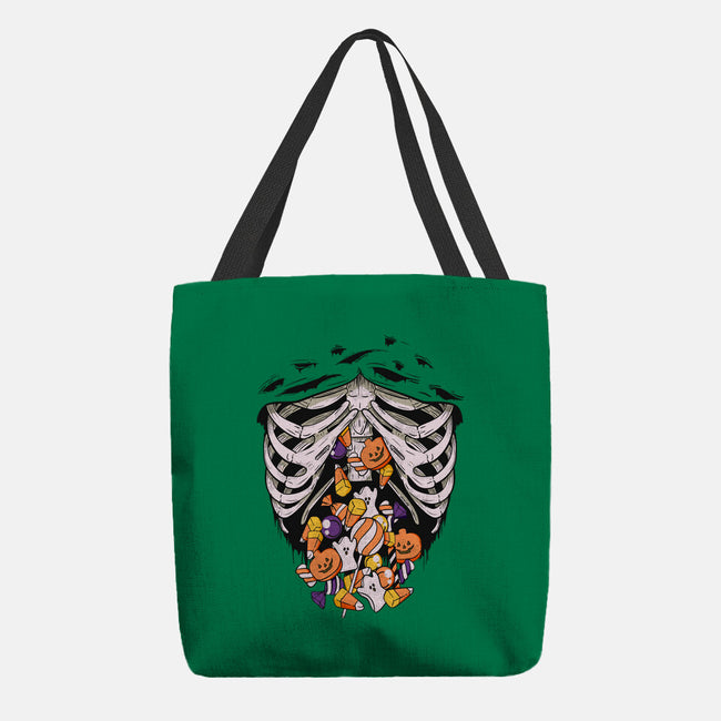 Candy Skeleton-None-Basic Tote-Bag-LM2KONE