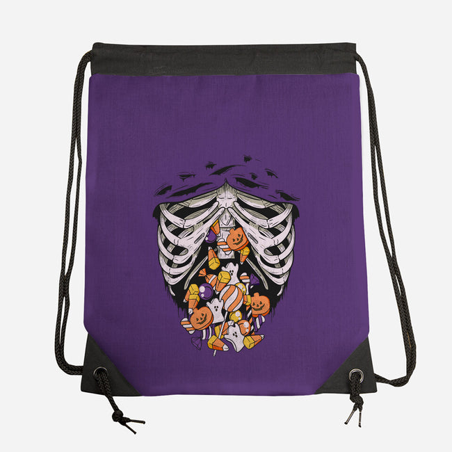 Candy Skeleton-None-Drawstring-Bag-LM2KONE