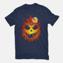 Halloween Scary Pumpkin-Mens-Heavyweight-Tee-LM2KONE