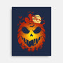 Halloween Scary Pumpkin-None-Stretched-Canvas-LM2KONE