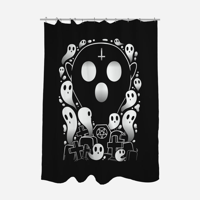 King Of Ghosts-None-Polyester-Shower Curtain-LM2KONE