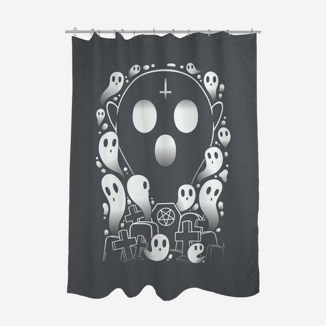 King Of Ghosts-None-Polyester-Shower Curtain-LM2KONE