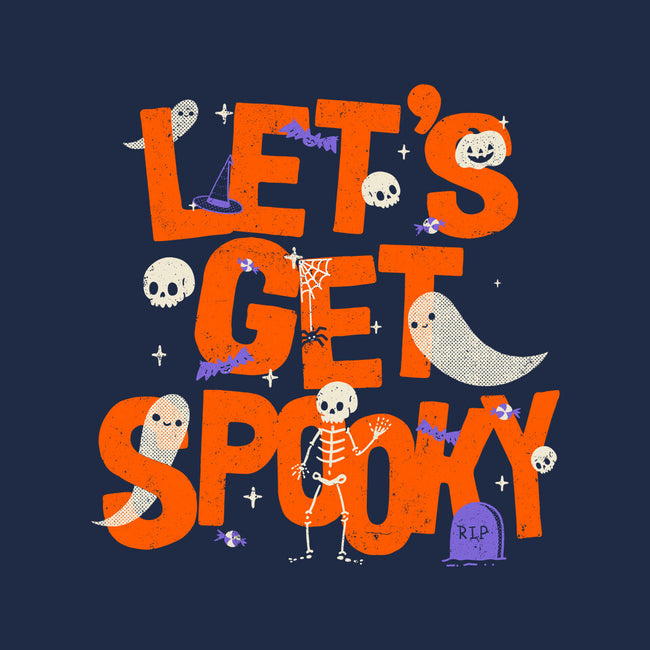 Time To Get Spooky-Womens-Fitted-Tee-zachterrelldraws