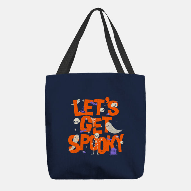 Time To Get Spooky-None-Basic Tote-Bag-zachterrelldraws