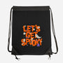 Time To Get Spooky-None-Drawstring-Bag-zachterrelldraws