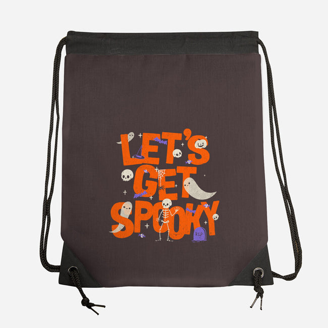 Time To Get Spooky-None-Drawstring-Bag-zachterrelldraws