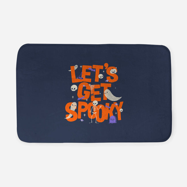 Time To Get Spooky-None-Memory Foam-Bath Mat-zachterrelldraws