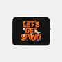 Time To Get Spooky-None-Zippered-Laptop Sleeve-zachterrelldraws