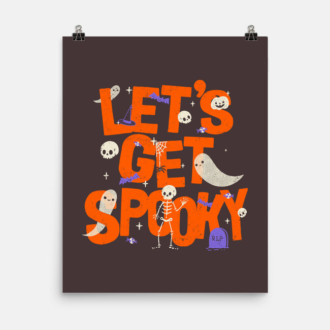 Time To Get Spooky-None-Matte-Poster-zachterrelldraws
