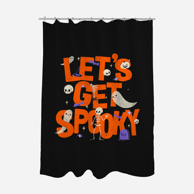 Time To Get Spooky-None-Polyester-Shower Curtain-zachterrelldraws
