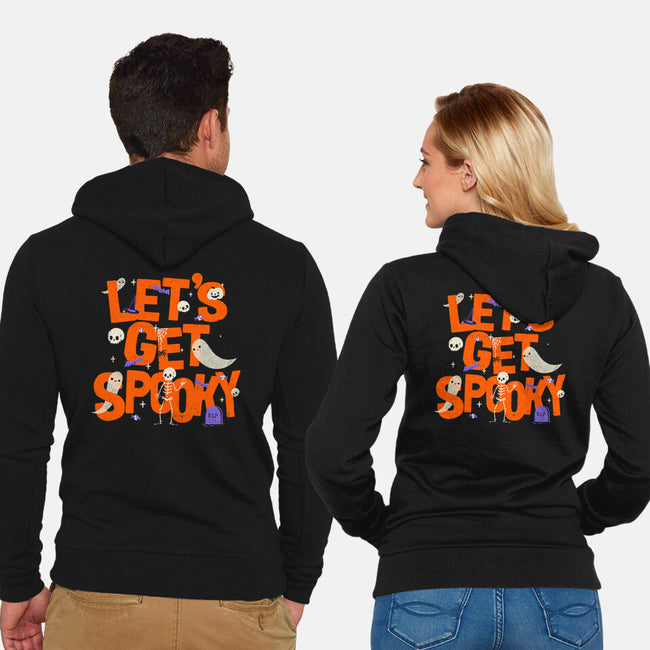 Time To Get Spooky-Unisex-Zip-Up-Sweatshirt-zachterrelldraws