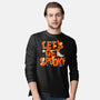 Time To Get Spooky-Mens-Long Sleeved-Tee-zachterrelldraws