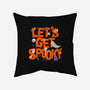 Time To Get Spooky-None-Removable Cover w Insert-Throw Pillow-zachterrelldraws