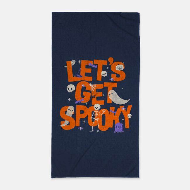 Time To Get Spooky-None-Beach-Towel-zachterrelldraws