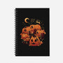 Pumpkin House Halloween-None-Dot Grid-Notebook-tobefonseca