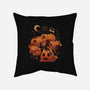 Pumpkin House Halloween-None-Non-Removable Cover w Insert-Throw Pillow-tobefonseca