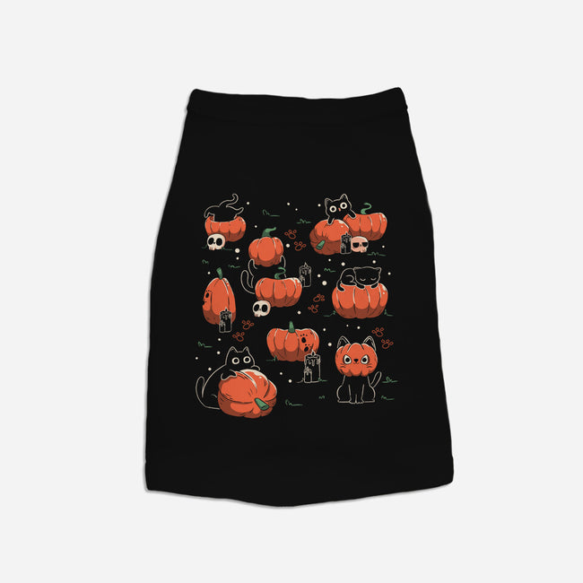 Pumpkin Halloween Cats-Dog-Basic-Pet Tank-tobefonseca