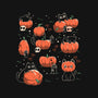 Pumpkin Halloween Cats-Womens-Racerback-Tank-tobefonseca