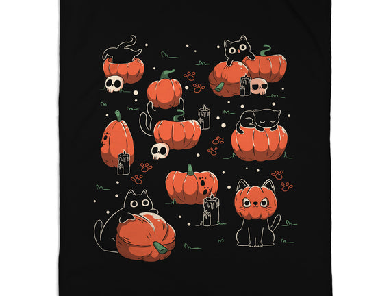 Pumpkin Halloween Cats