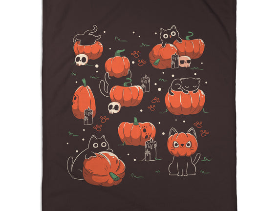 Pumpkin Halloween Cats