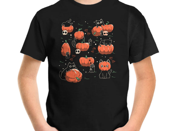 Pumpkin Halloween Cats