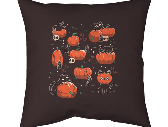 Pumpkin Halloween Cats