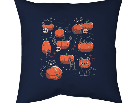 Pumpkin Halloween Cats