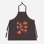 Pumpkin Halloween Cats-Unisex-Kitchen-Apron-tobefonseca