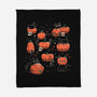 Pumpkin Halloween Cats-None-Fleece-Blanket-tobefonseca